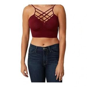 Buckle Suzette Bralette Crop Top‎ New